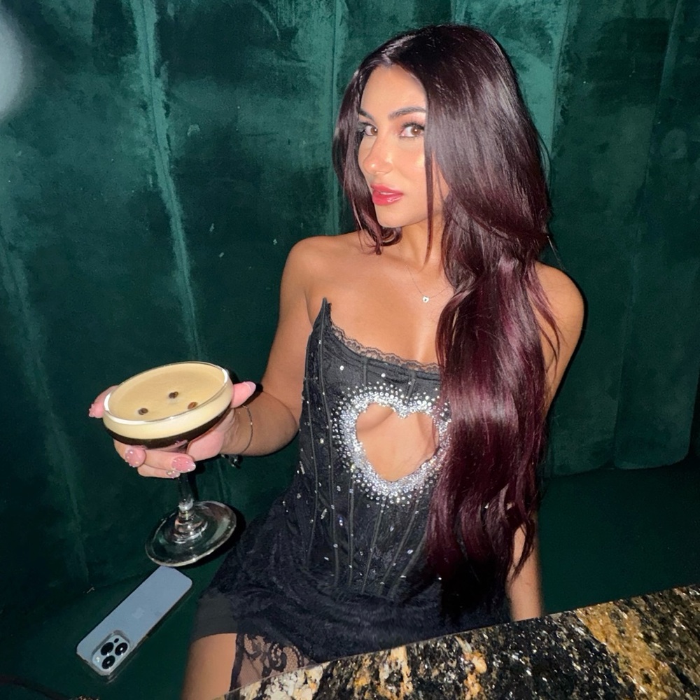 Sabrina carpenter heart cut out dress